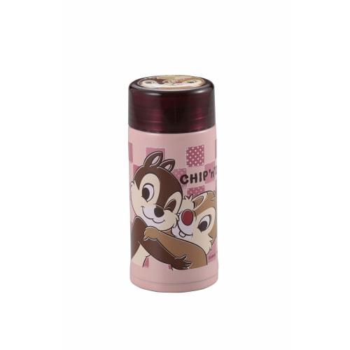 Pearl Metal Lightweight Slim Personal Bottle, Chip & Dale/Best Friends, 200ml, with Ice Stopper, Disney MA-2239