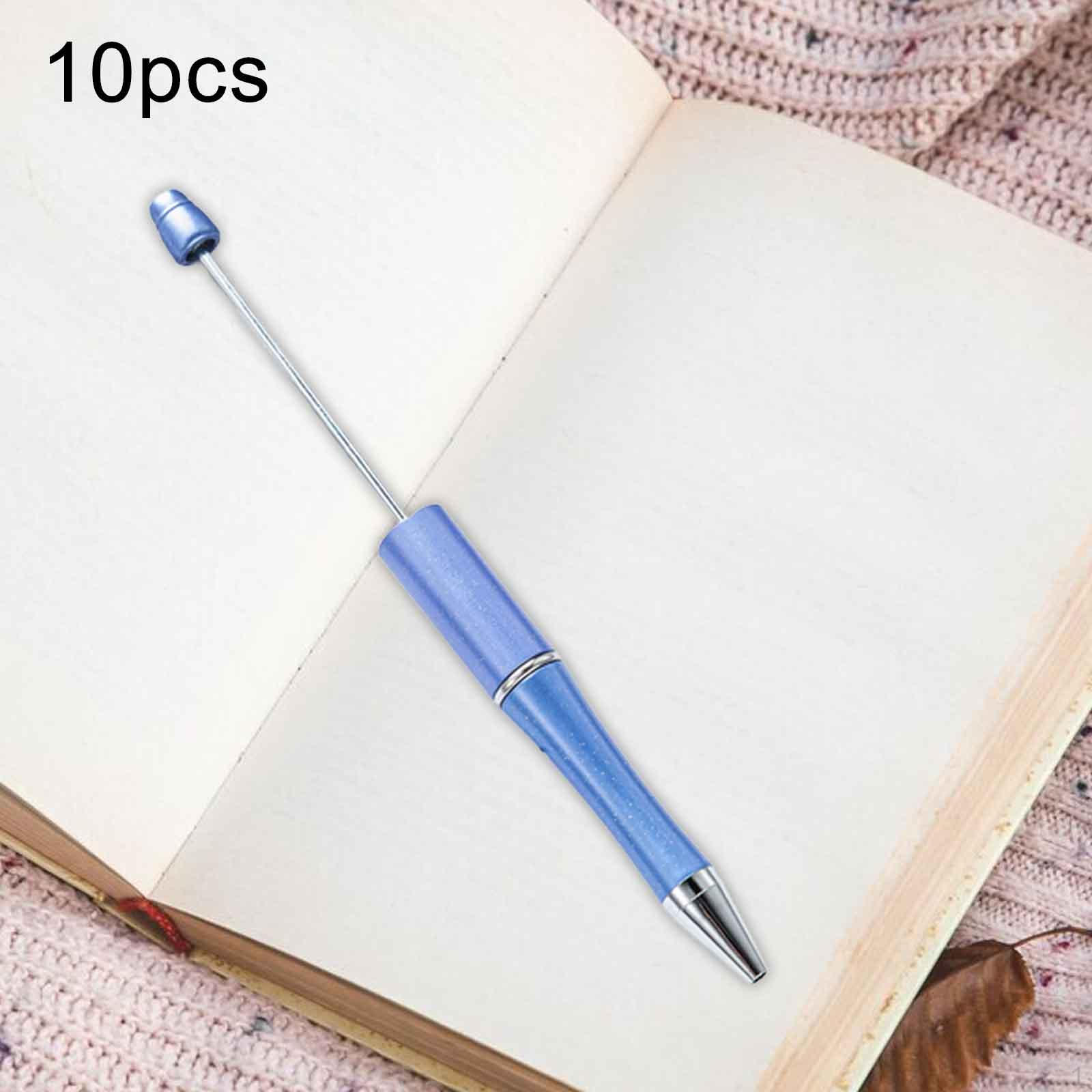 

10 шт. ручка из бисера, шариковая ручка из бисера, ручка-роллер с черными чернилами, ручка для письма, ручки для рукоделия