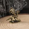 Massives Messing Warcraft Pterosaurier Drache Kleine Statue Desktop Ornament Mythische Bestie Figuren Retro Heim Feng Shui Dekoration