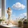 Guarder Angel Statue,Healings Angel Figurines Table Ornament for Thanksgiving Christmas Home Decoration Memorial Gift