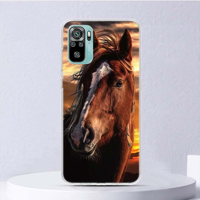 Horse Great Beauty Galloping Soft Case For Xiaomi Redmi Note 14 13 12S 11S 10S 12 Pro Plus Phone Cover 11 10 11E 11T Note14 Shel