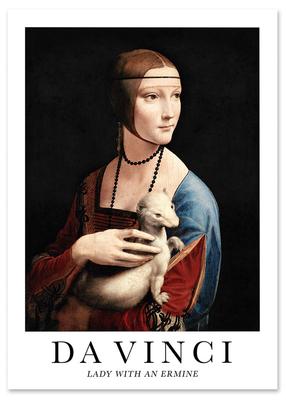Poster Leonardo Da Vinci Lady with an Ermine