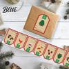 Decorative Tags for Gifts 250PCS/Roll Christmas Tags, Self Adhesive Labels with Writing Surface, Gift Seasonal Packaging Stickers Envelopes And Boxes