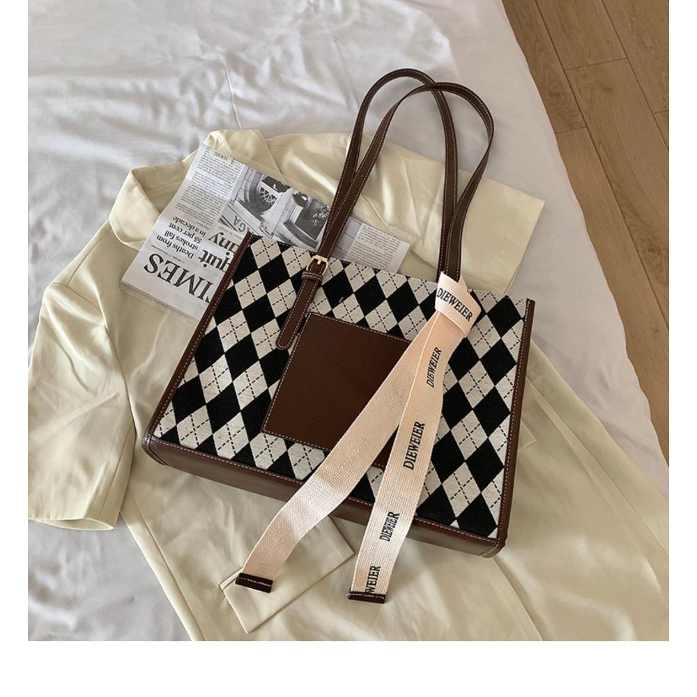 

Office Workers Commuting Women s Bags designed for Latest Design Large-capacity Handbags Contrasting Hued and High-end Versatile Tote Bags