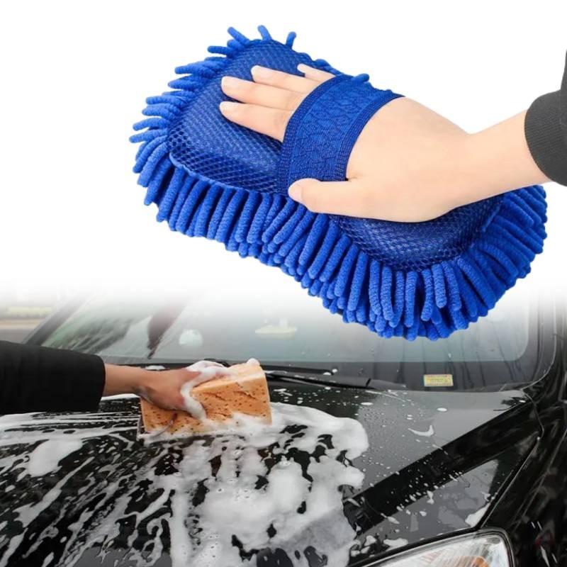 Premium Ultraweicher Mikrofaser Chenille Autowaschschwamm für mühelose Reinigung und Wachsen