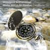 Classic Retro Compass Flip Pocket Watch Compass Suitable For Hiking, Camping, Driving, Rowing, Gift Collection