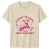 Sorry Im Late Dilly Dallying Retro Lamb Graphic Novelty TShirt