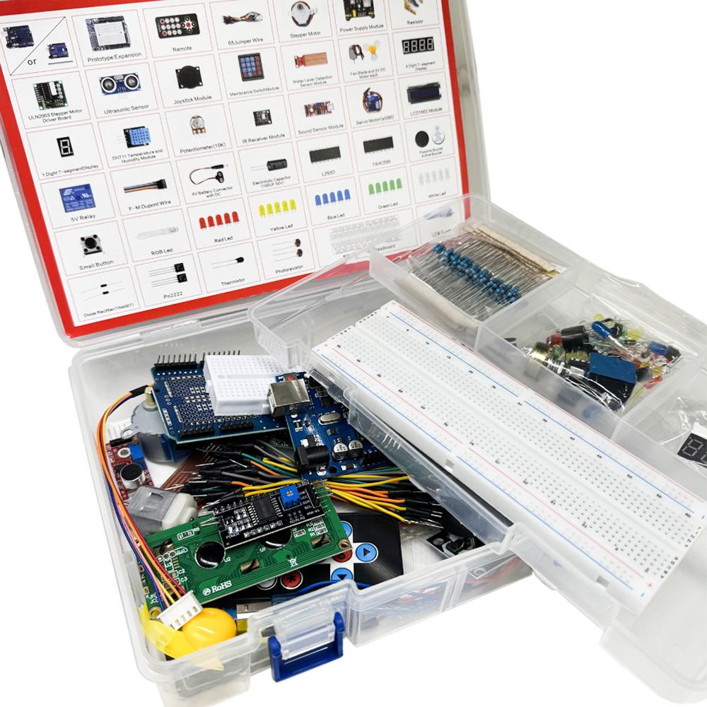 New RFID Electronics Starter Super Learning Kit for arduino-Uno/R1 Board with R1 Board or R1 improve Board for ARdunio