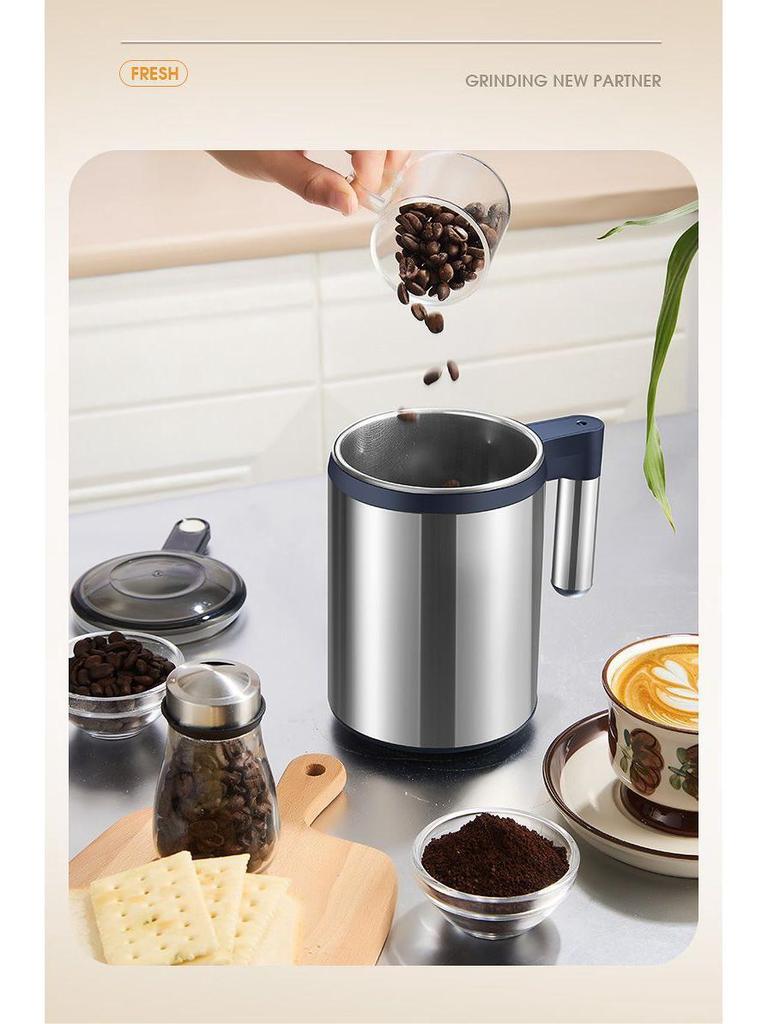 Ultra-Fine Grain and Cereal Crusher: Compact Household Grinder