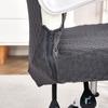 1pc Jacquard Gaming Chair Cover Solid Color Office Seat Slipcover Stretch Antidirt Antislip Chair Case for Computer Room Bedroom