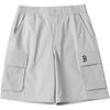 New MLB Boston Team Casual Shorts Unisex Light Gray 3ASMB0543-43GRL