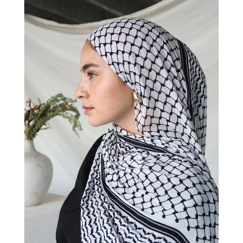 Fashion Kuffiyeh Hijab Chiffon Scarf Women Islamic Muslim Scarves Shawl Echarpe Breathable Foulard Dubai Hijabs