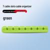 Multi-Hole Self-Adhesive Cable Organizer and Power Cord Holder