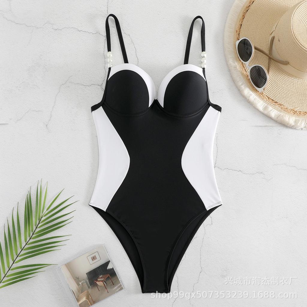 One-piece Swimsuit Women's Flesh Covering Slimming Swimsuit Sexy Shape Swimwear