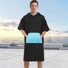 Hooded Beach Changing Quick Dry Robe Swimming Microfiber Poncho Towel Scuba Diving Beach Poncho Bath Towel