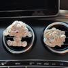 2024 Goddess Style Car Aromatherapy Perfume Car Vent Decoration High-End Fragrant Stone Decoration Car Accessories Female