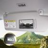 Premium Stainless Steel Car Sun Visors Mirror Shatterproof Design Adhesive Installation Universal for Vehicles