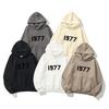 Digital 1977 Bedruckter Damen Fleece Hoodie Warmes Herren Sweatshirt Mode Streetwear Lässiger Lockerer Pullover