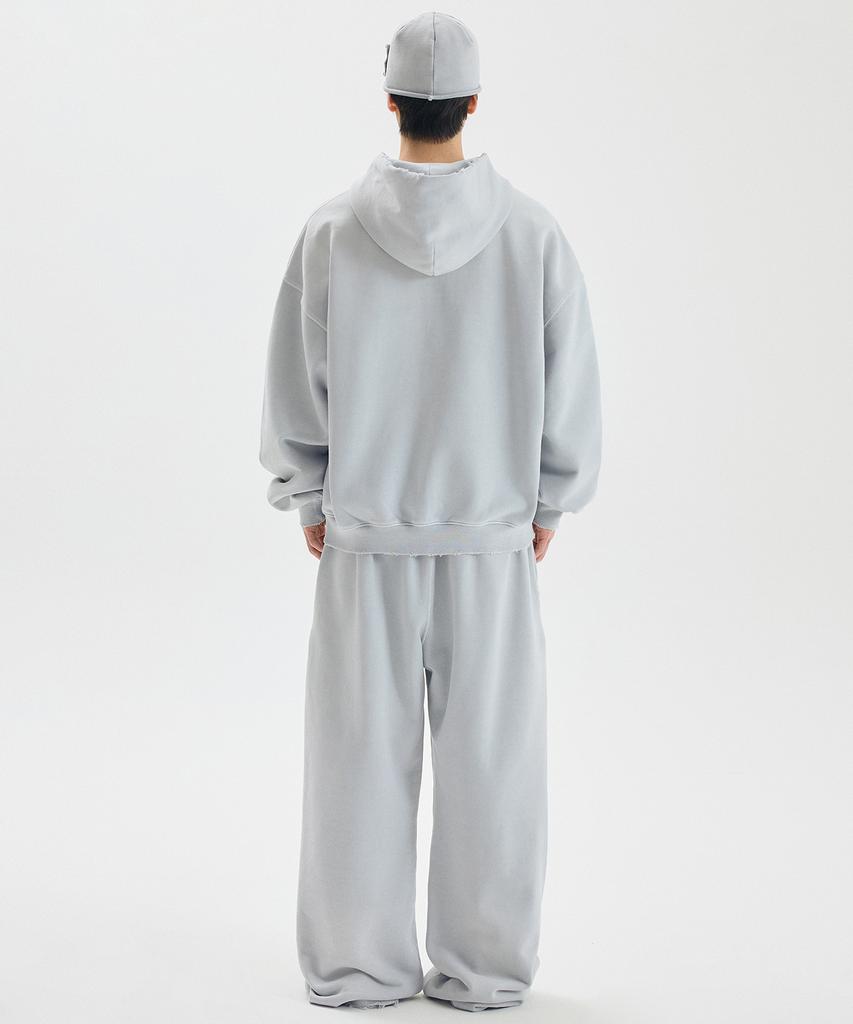 Matile Vtg Washed Straight Sweat Pants / Light Gray