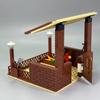 Animal Farm Building Blocks Set: Sheepfold, Cow Shed, Stable, Pigsty DIY Toy Assembly