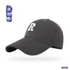 Korean Style R Baseball Cap Women Men Adjustable Wide Brim Sun Hat Cotton Casual Sport