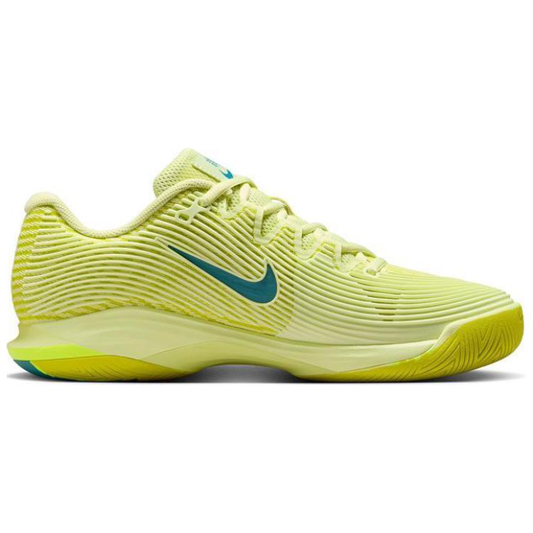 NikeCourt Air Zoom Vapor 12 Premium HC High Voltage Women Sneakers Yellow Luminous-Green White HF7834-300