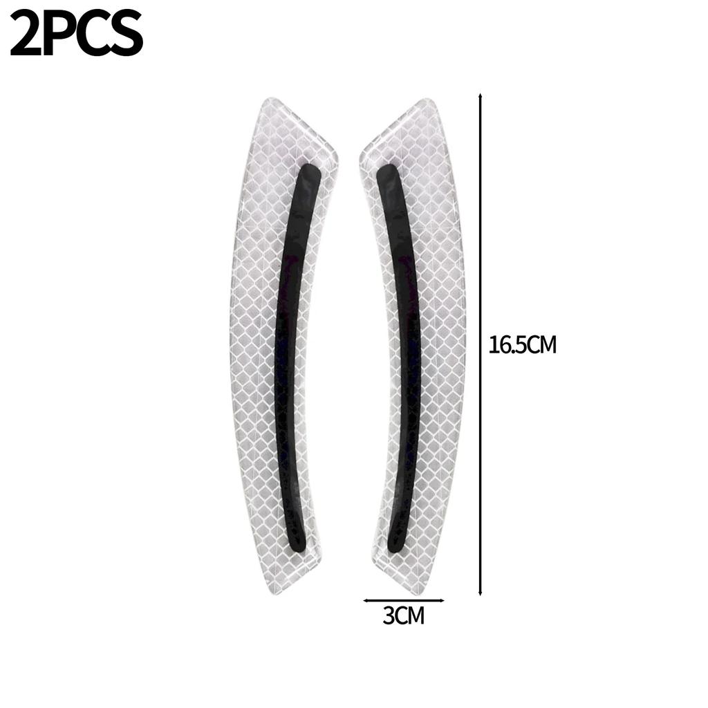 Car Wheel Eyebrow Anti-collision Strip Luminous Reflective Car Sticker Anti-collision Scratch Night Driving Safety Guard Sticker