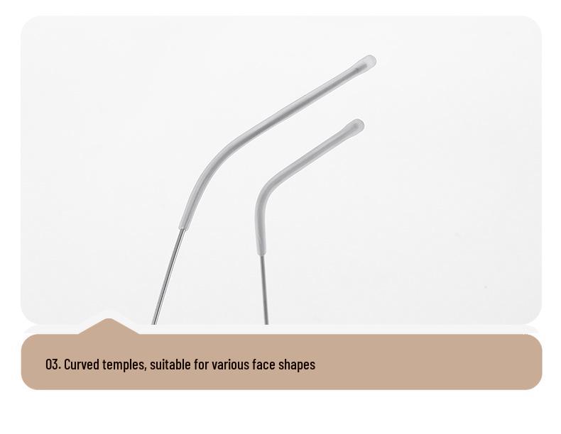 Rimless Titanium Alloy Unisex Glasses: Retro Light Luxury Frame for a High-End Feel