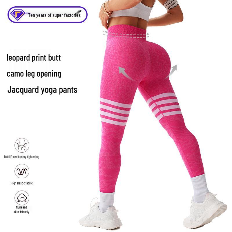 

Color Block High Waist Yoga Leggings: Women s Butt Lift Striped Fitness Pants Medium