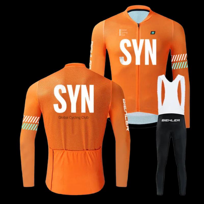 Lishi A2 Winter Thermal Fleece Cycling Jersey