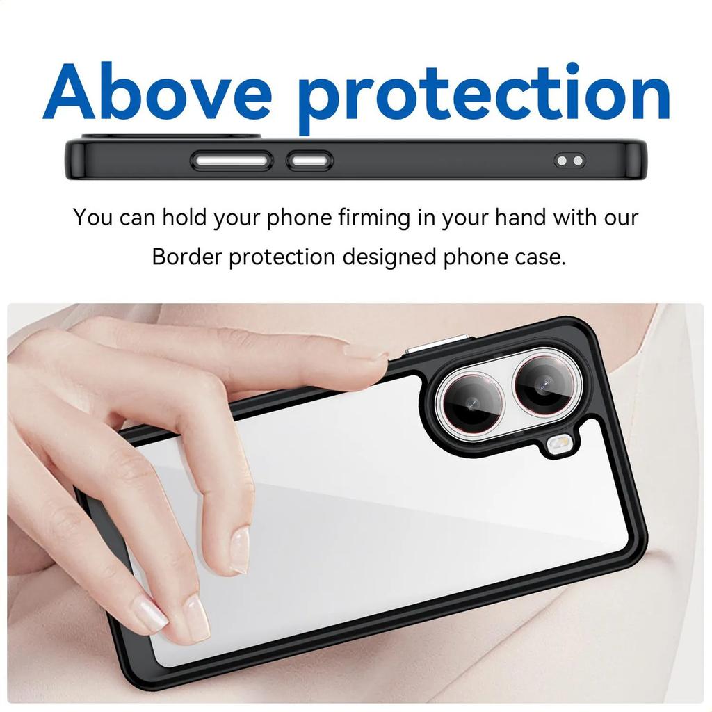 Phone Case For Xiaomi Redmi Turbo 4 , Clear Transparent Phone Case Cover For Xiaomi Redmi Turbo 4