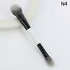 1/4Pcs Multi-Functional Foundation Makeup Brush Double-Ended Contour Brush For Beauty Blending Liquid Powder Concealer Cream