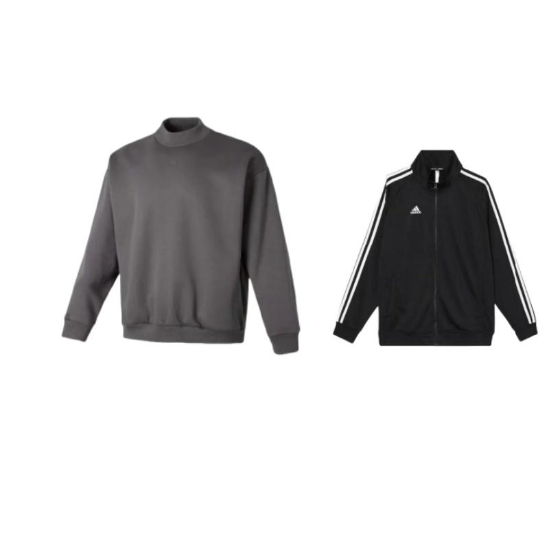 

Adidas Логотип с принтом для бега, фитнеса, тренировок, воротника-стойки, толстовка с капюшоном, повседневный спортивный костюм, унисекс, костюм TR30JR-BW+-IX1966 M