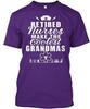 Retired Nurse Grandmas T Shirt Made In the USA Size S To 5XL