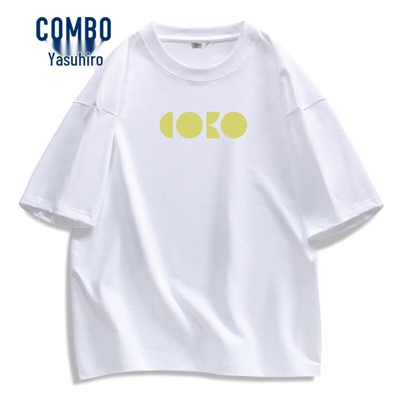 

Kangbo Men s Heavyweight Pure Cotton Short Sleeve T-Shirt 165