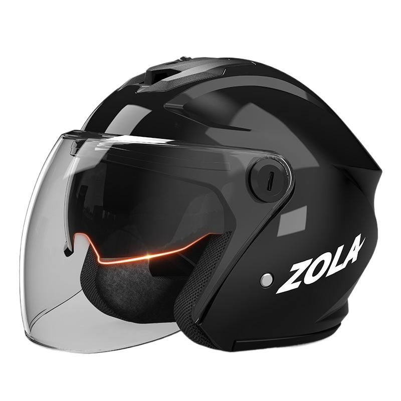 Electric Motorcycle Helmet Women s Men s Electric Battery Half Helmet Winter Warmth Safety