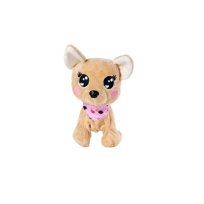 Interactive Plush - Chi Chi Love Baby Boo - 30 Cm - Interactive Toy - Brown and Pink - Mixed - 3 Years+