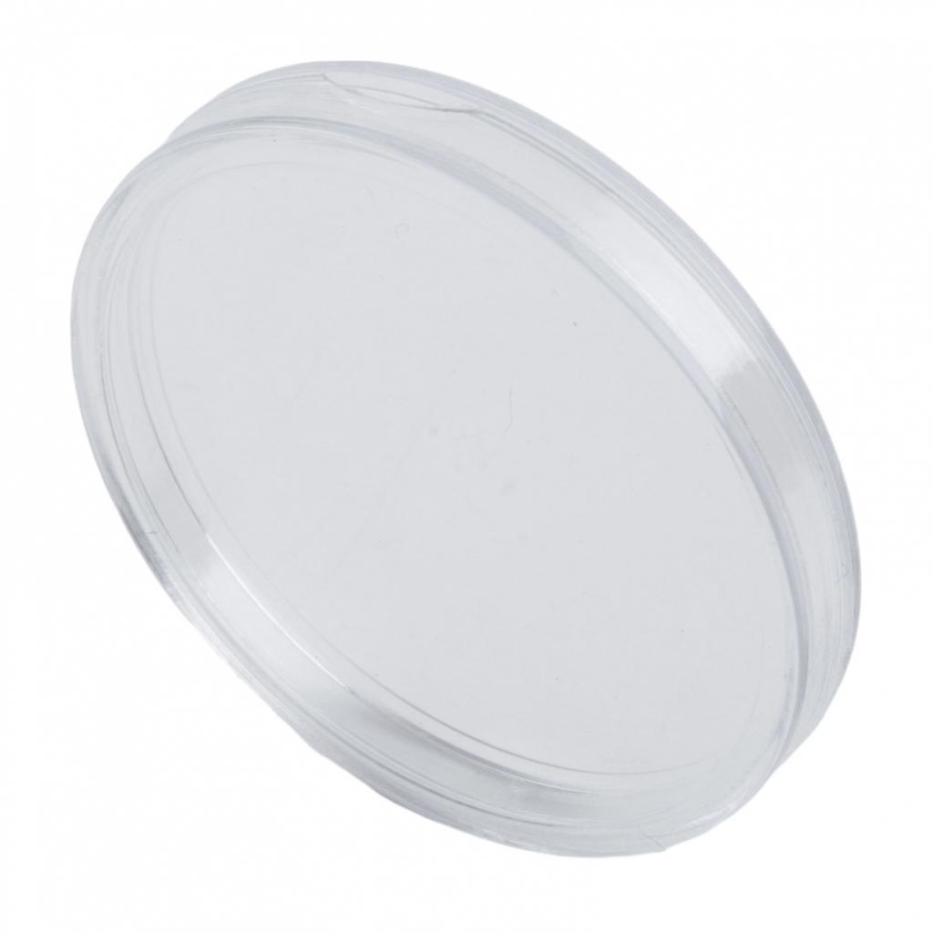Round Coin Capsules Plastic Holder Container Case Transparent Protection