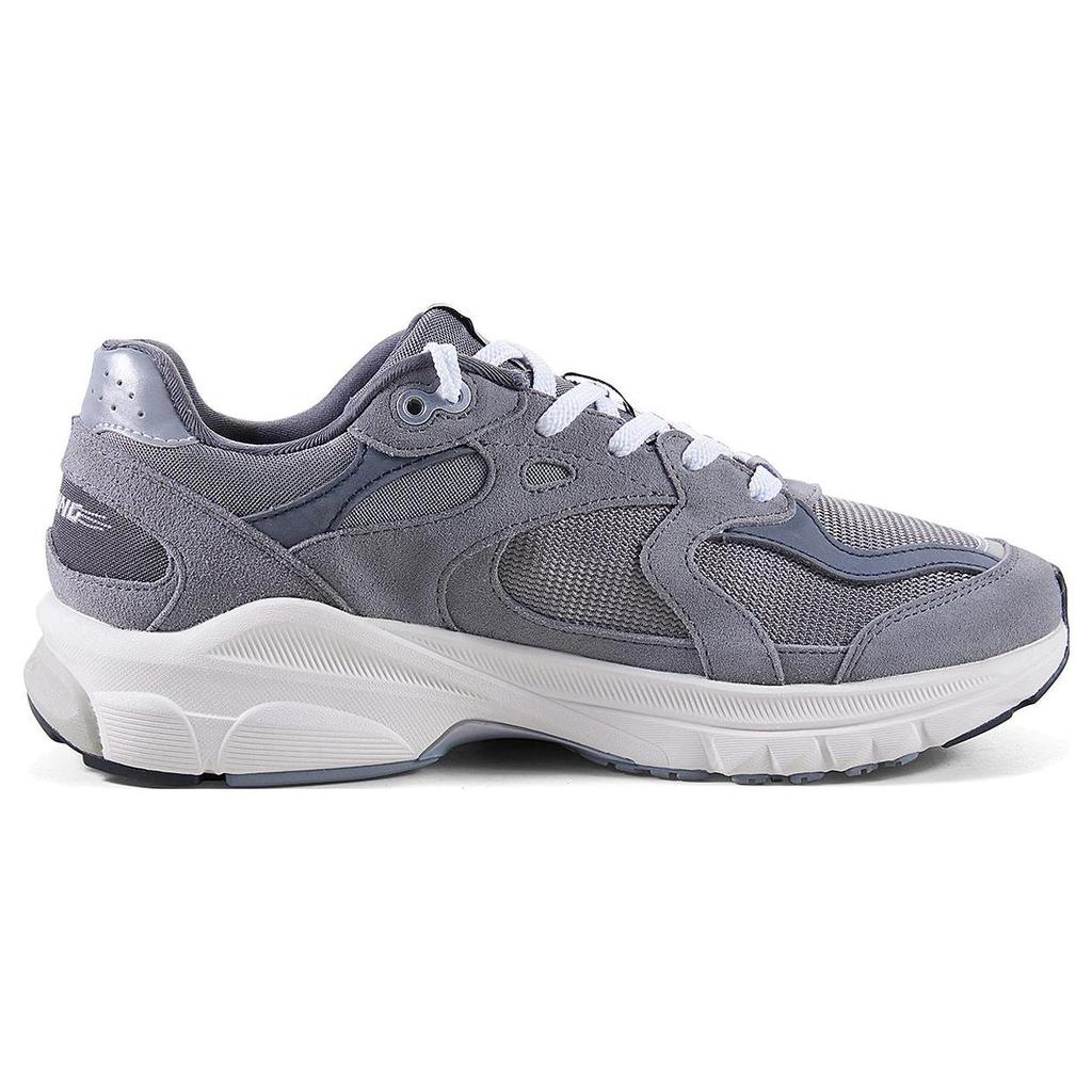 Li Ning Furious Rider Runner Abrasion Resistant Slip Resistant Cushioning Low Top Casual Shoes Women's Gray AZGT012-1