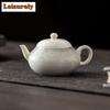 70ML Ink Painting Zhiye Roasting Short Pear Teapot Boutique Tea Infuser Pot Tea Soaking Kettle With Strainer Chinese Tea Set