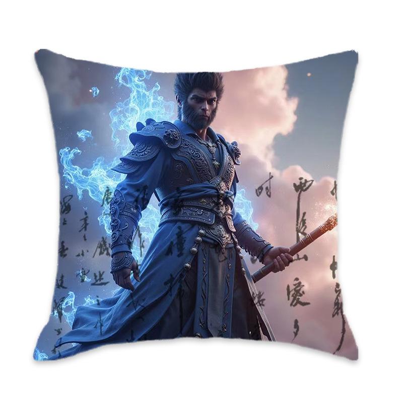 Kissen der New Black Myth Wukong Serie Bequem und weich Auto Zuhause Schlafzimmer Nachttischkissen Kissen