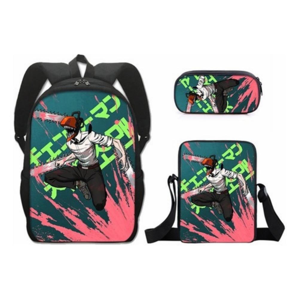 

Chainsaw Man School Bag Star Baby Large Capacity Backpack Elementary School Students 3rd to 6th Grade Girls Backpack Pencil Case