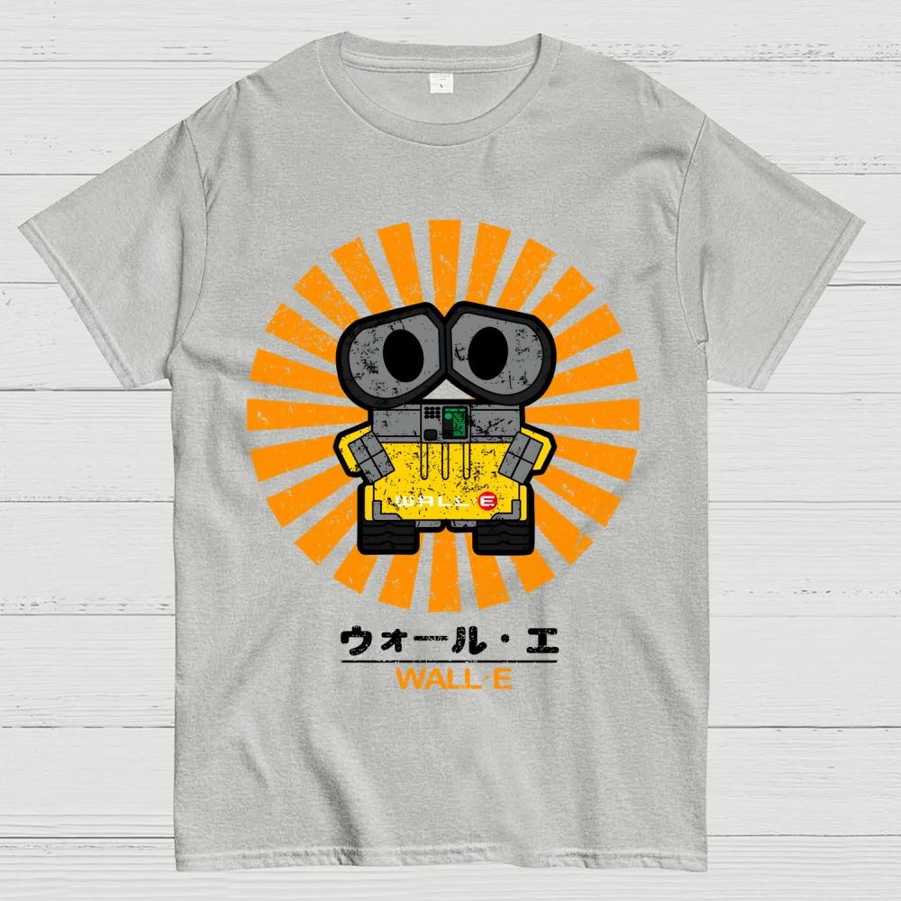 Wall E Retro Baumwolle Sommer Lässig Cool Locker T-Shirt