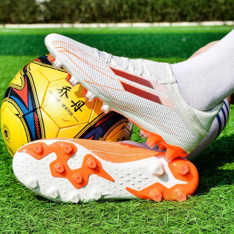 New Trend Sports Training Shoes Broken Nails Men Children AG Turf Football Shoes Soccer Boots Football Shoes