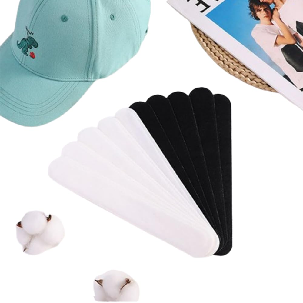 

Упаковка из 40 впитывающих пот воротников для шляп, грязезащитных накладок, шапочек от пота, накладок для защиты от пота на рубашках, пятен от пота, тепла, листов, подкладок, белый