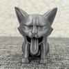 3D Printed Vomit Cat Figurine Plastic Kitten Statue Animal Sculpture