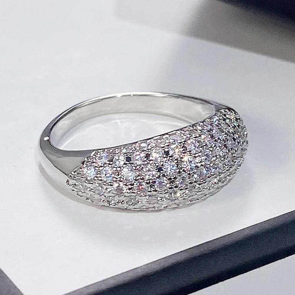 

Кольца Huitan Temperament Cubic Zirconia для женщин, обручальные кольца, модные ювелирные изделия, кольцо на годовщину, подарок на день рождения для любимого человека 7