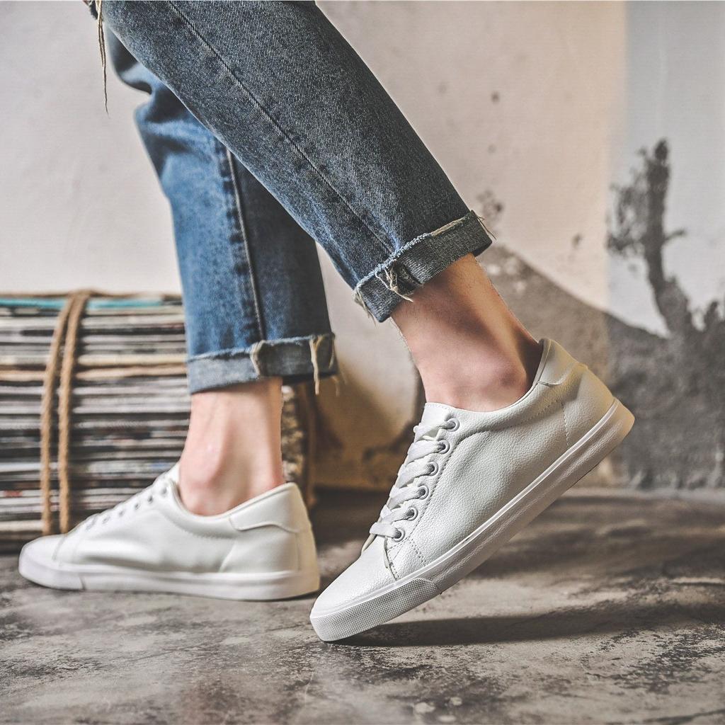White shoes men's summer breathable Korean version trendy casual men's shoes sports white versatile men's board shoes