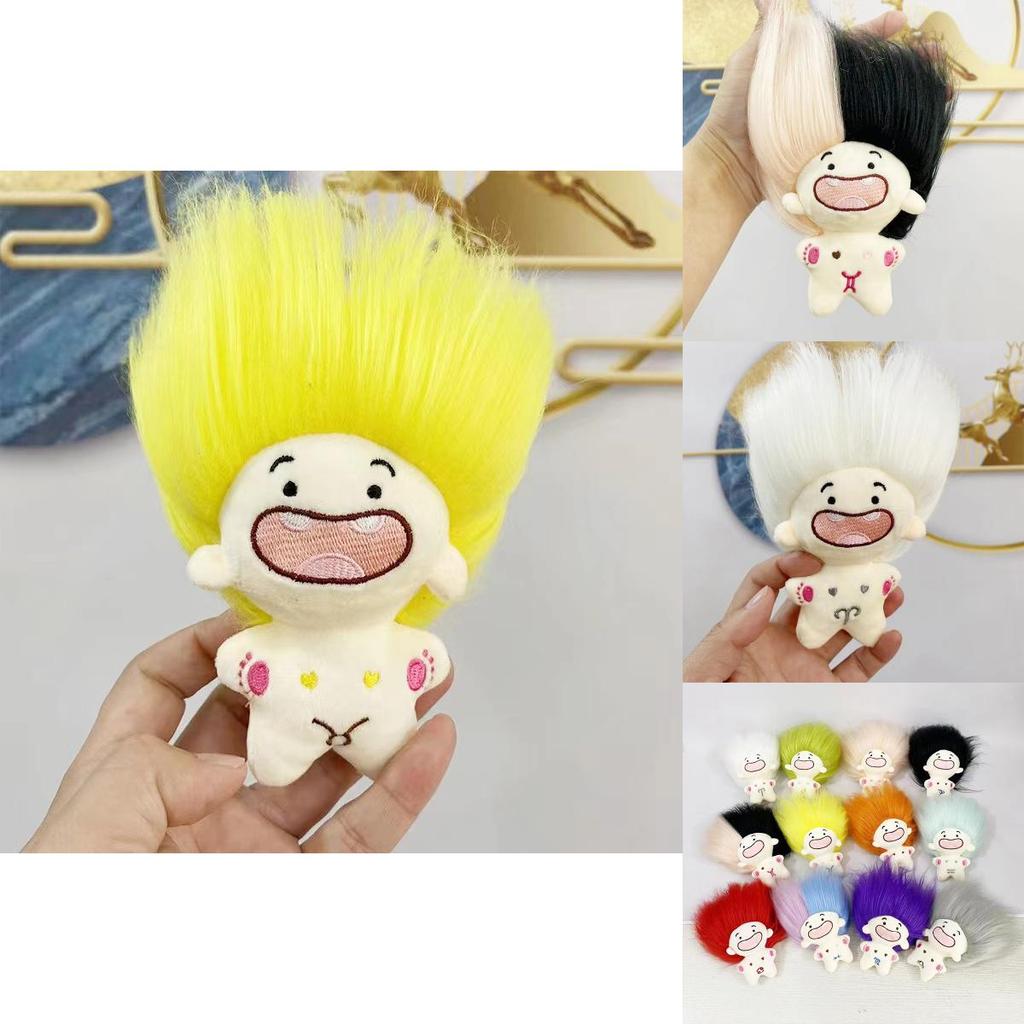 High-quality Plush Doll Zodiac Keychain Cute Astrological Signs Bag Pendant