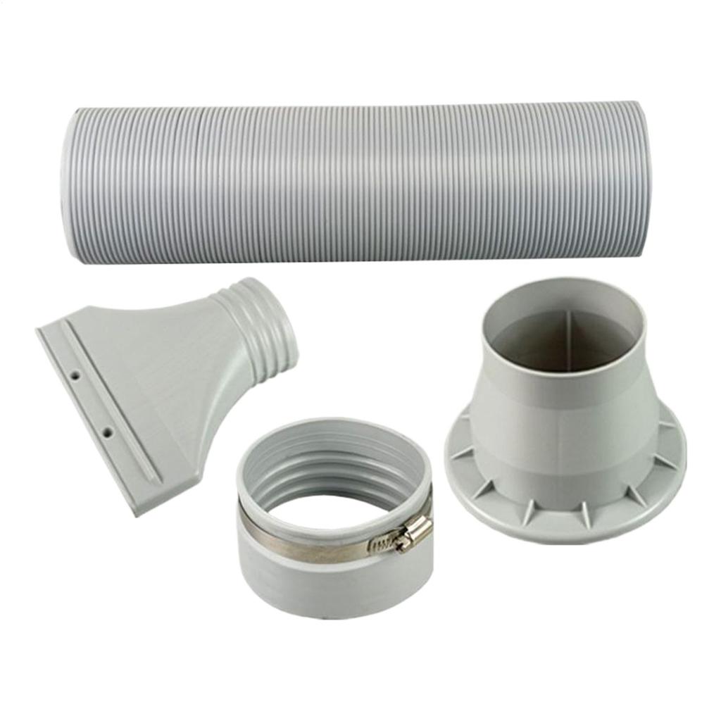 Portable AC Window Vent Kit Portable AC Unit Ducting Exhaust Kit Extension Ventilation Replacement Adapter For Bedroom Study